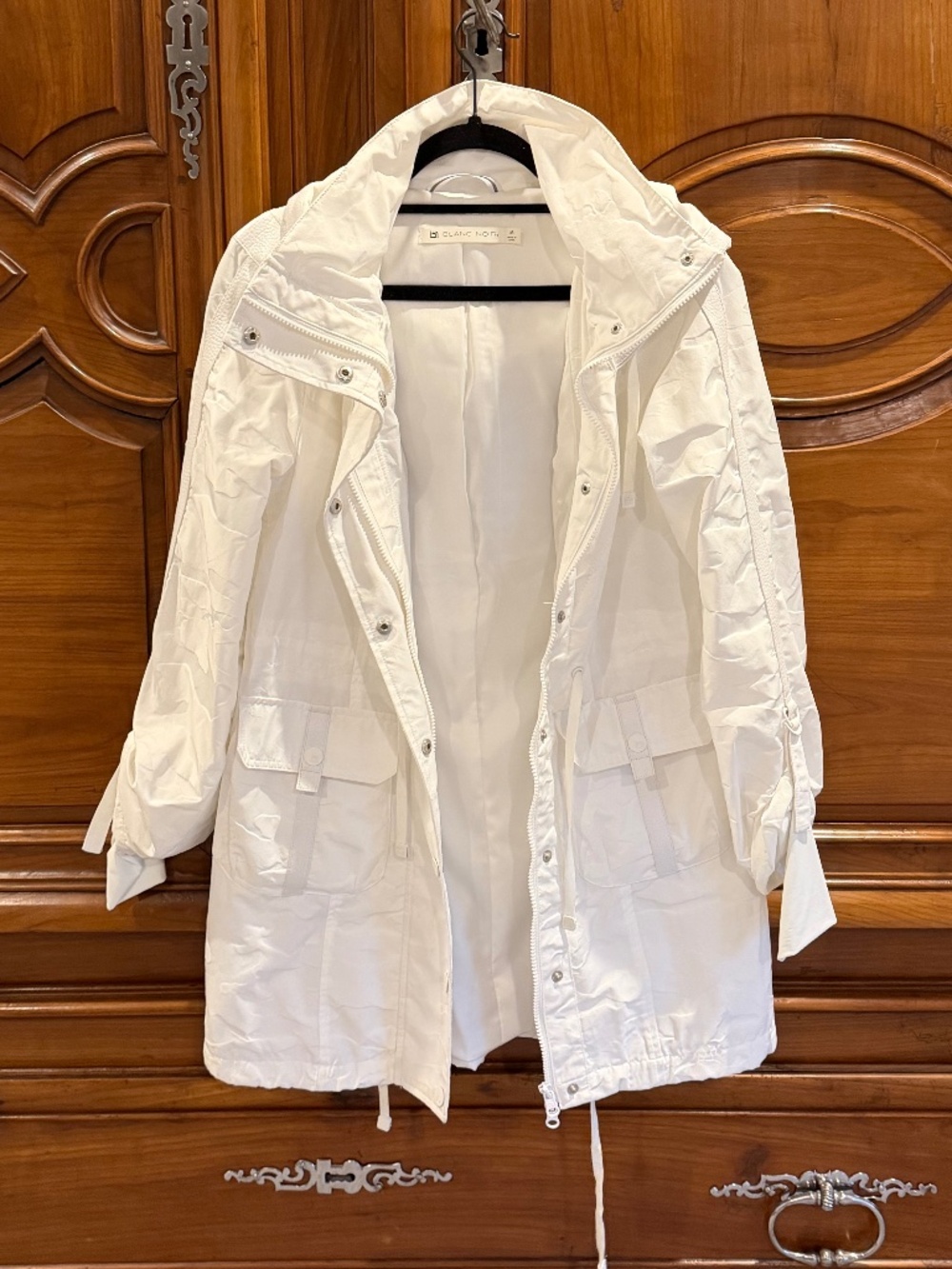 Blanc Noir Jacket Anorak White Size M